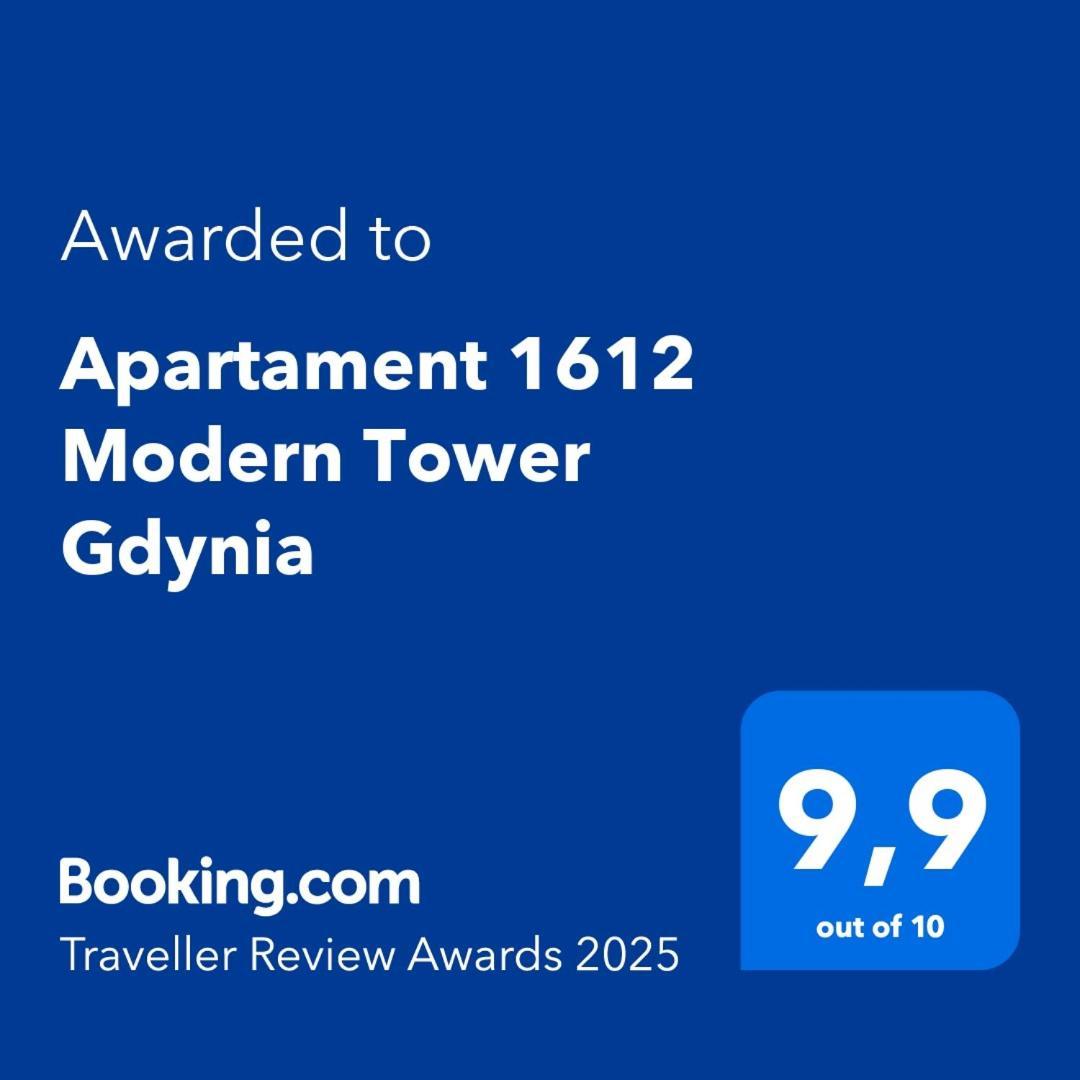 Apartament 1612 Modern Tower Gdynia Exteriör bild